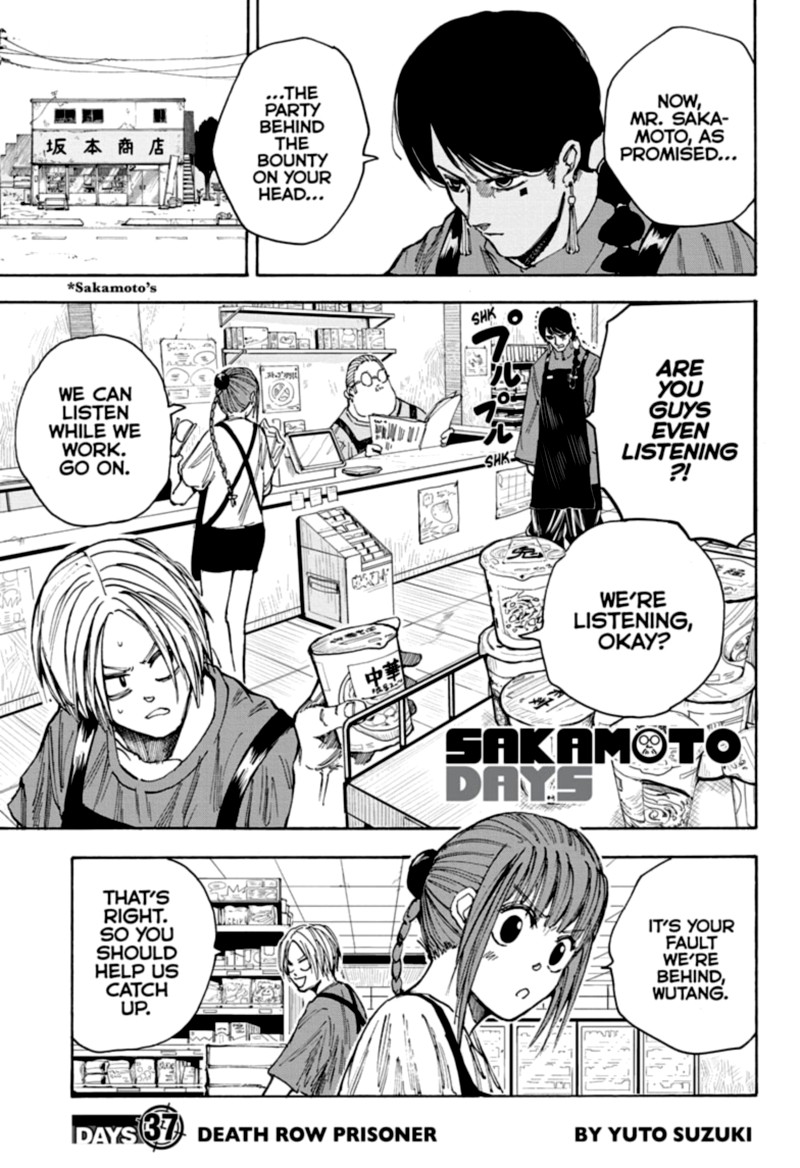 Sakamoto Days Chapter 37